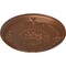 Ekena Millwork Athens Ceiling Medallion (Fits Canopies up to 3 5/8"), 26 1/4"OD x 3 1/4"P, Polished Copper CM27ATPOS - alternate 2